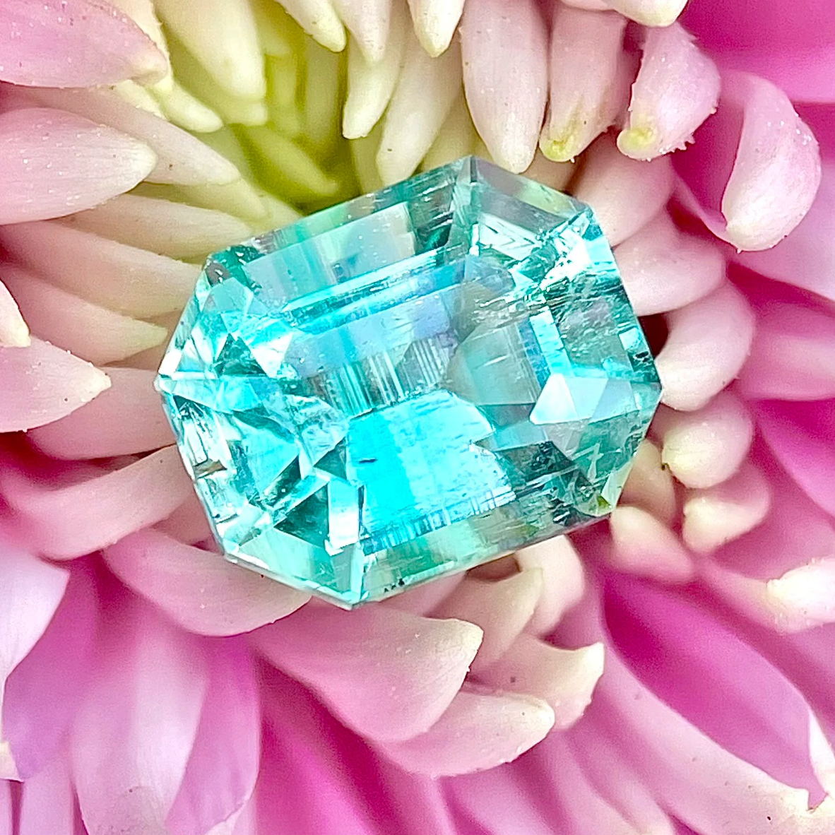 Natural emerald gemstone — lush green hue with jardin inclusions and organic beauty.