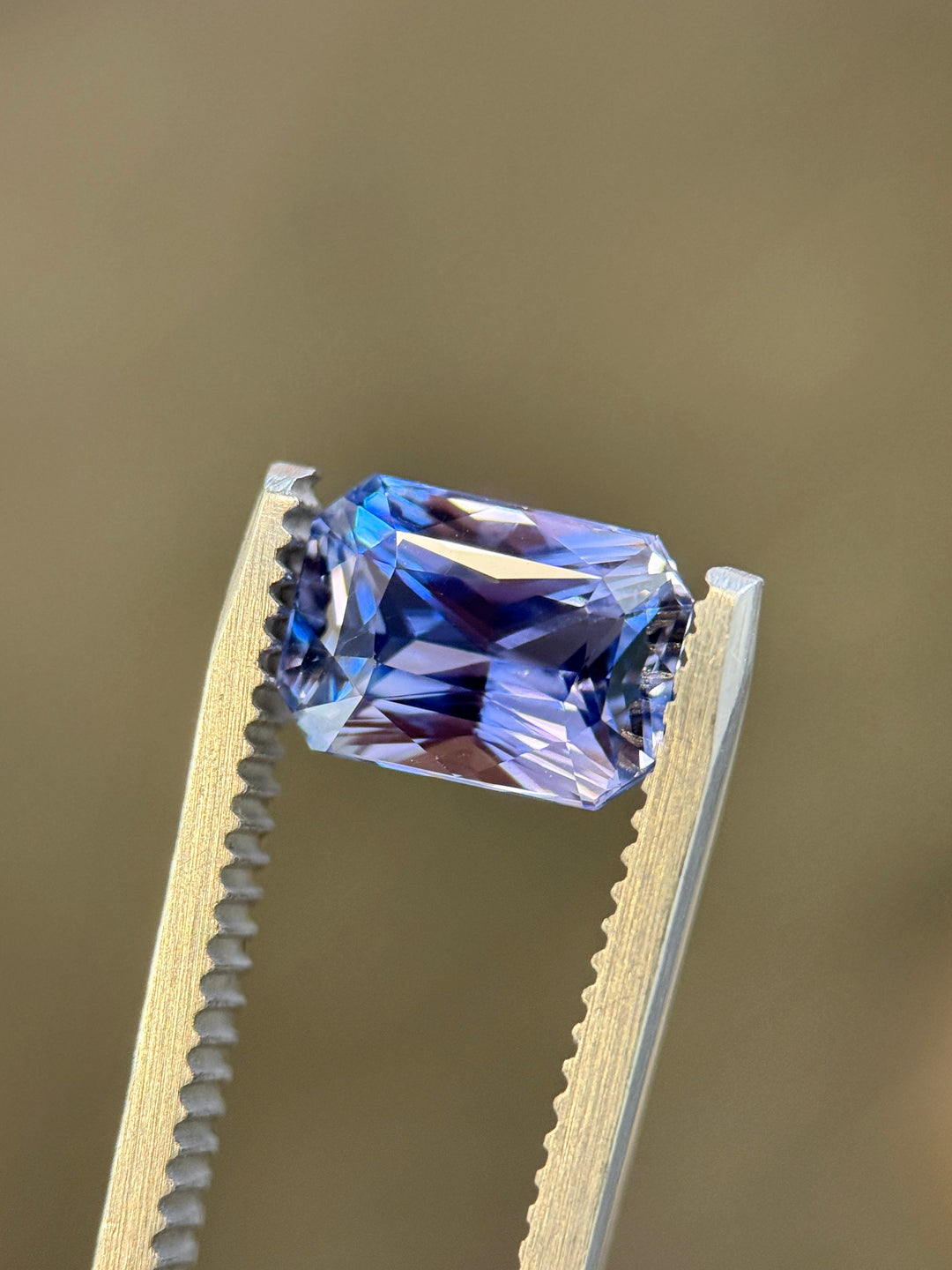 3.16CT Sapphire: Cornflower Blue Precision Custom Radiant Cut