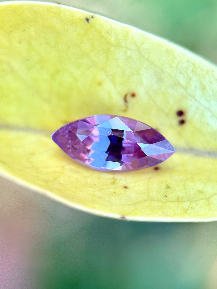 1.42CT Sapphire: Vibrant Grape Violet Purple Precision Marquise Mix Cut
