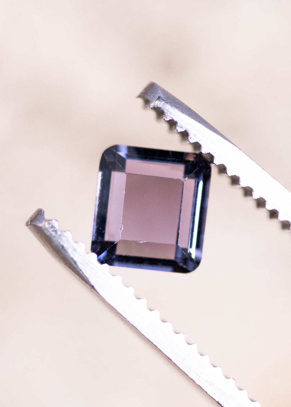 1.01 Carat Sri Lankan Purple Spinel Portrait Cut Gemstone