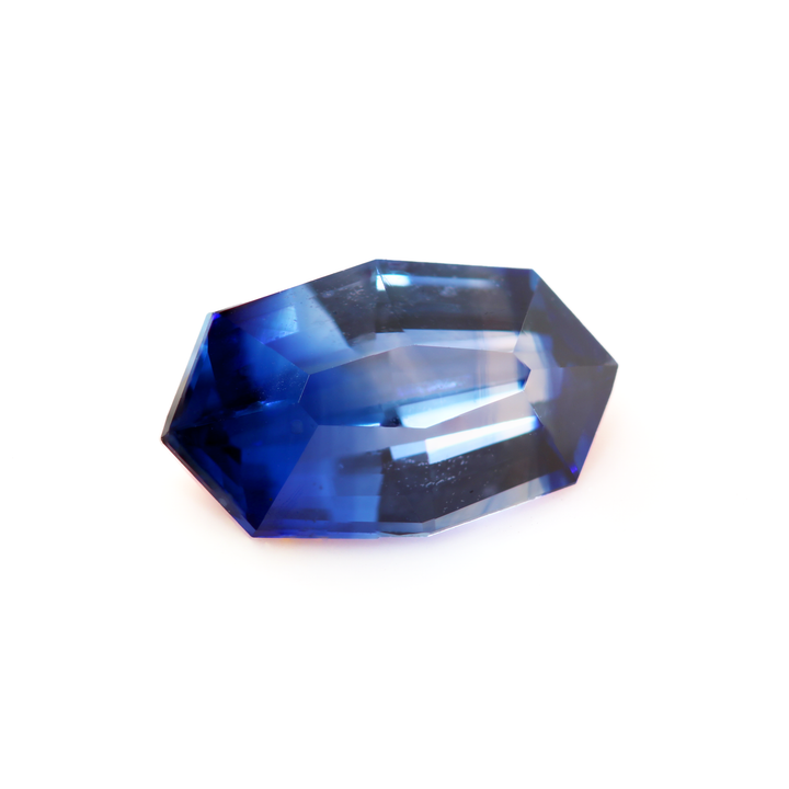 1.03CT Sapphire: Bi-Color Custom Geometric Marquise