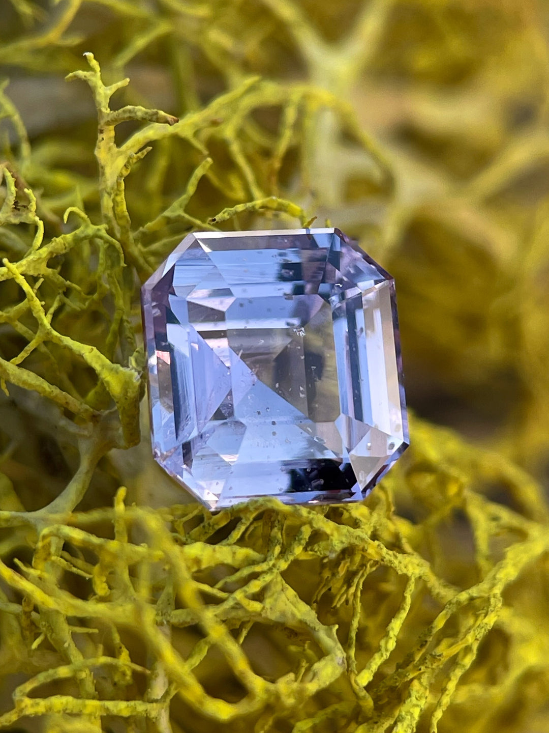 2.60CT Sapphire: Lavender Purple Precision Asscher Cut