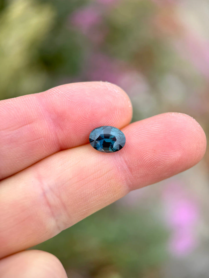 3.02CT Sapphire: Color Change from Teal Blue Green to Purple Blue Precision Oval Mix Cut