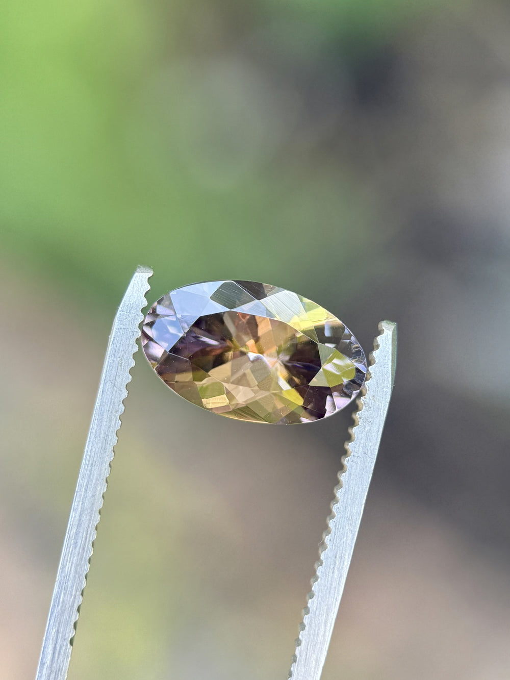 Unheated 3.75ct Tanzanite in Rare Reddish Orange | Custom Moval Shape