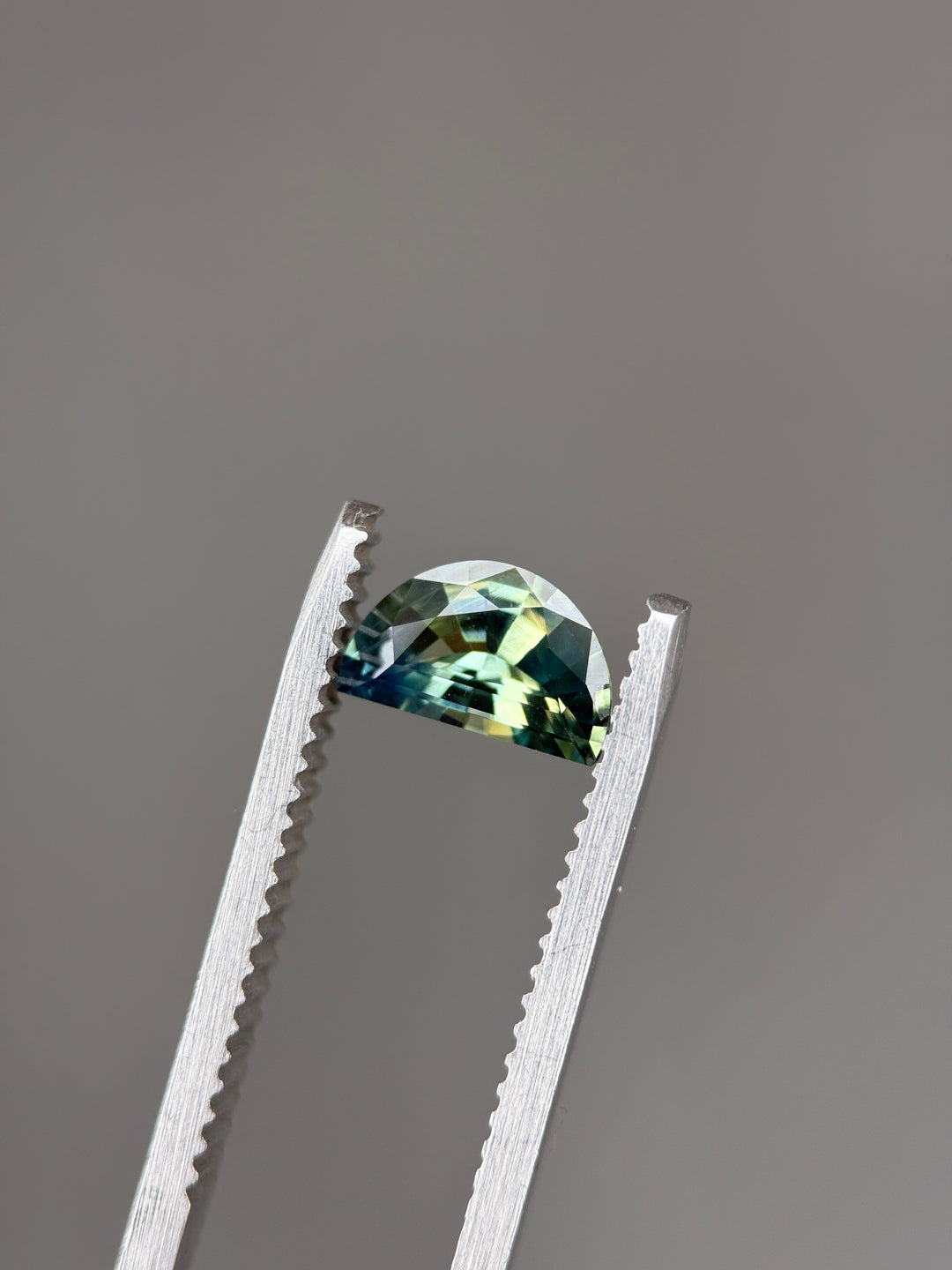 1.00CT Sapphire: Green Custom Half Moon