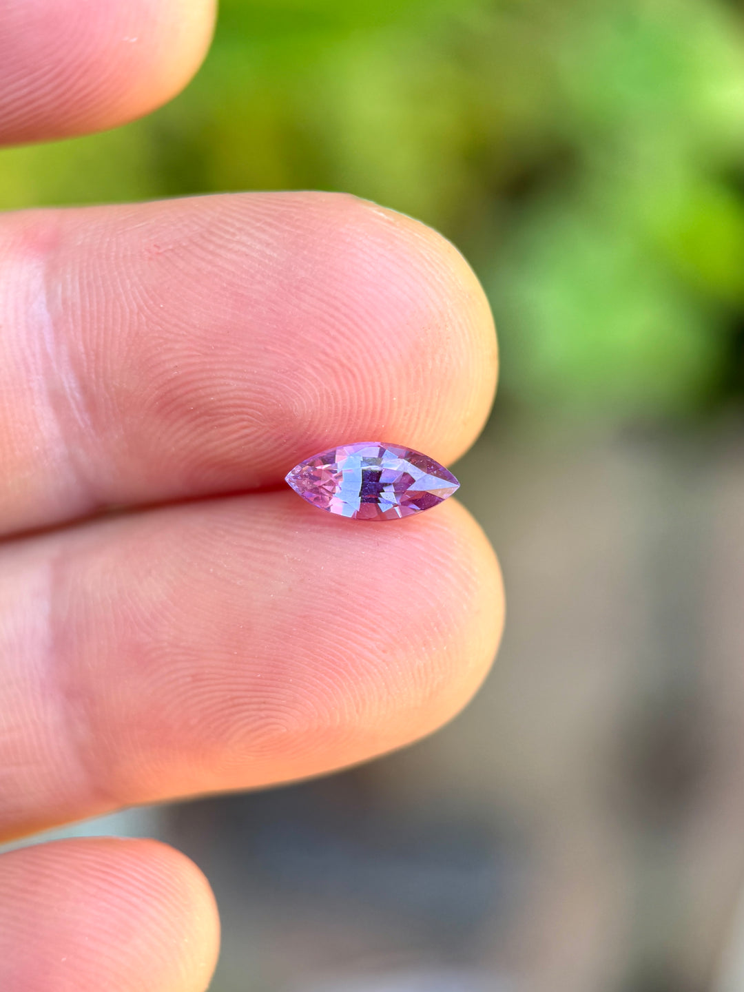 1.42CT Sapphire: Vibrant Grape Violet Purple Precision Marquise Mix Cut