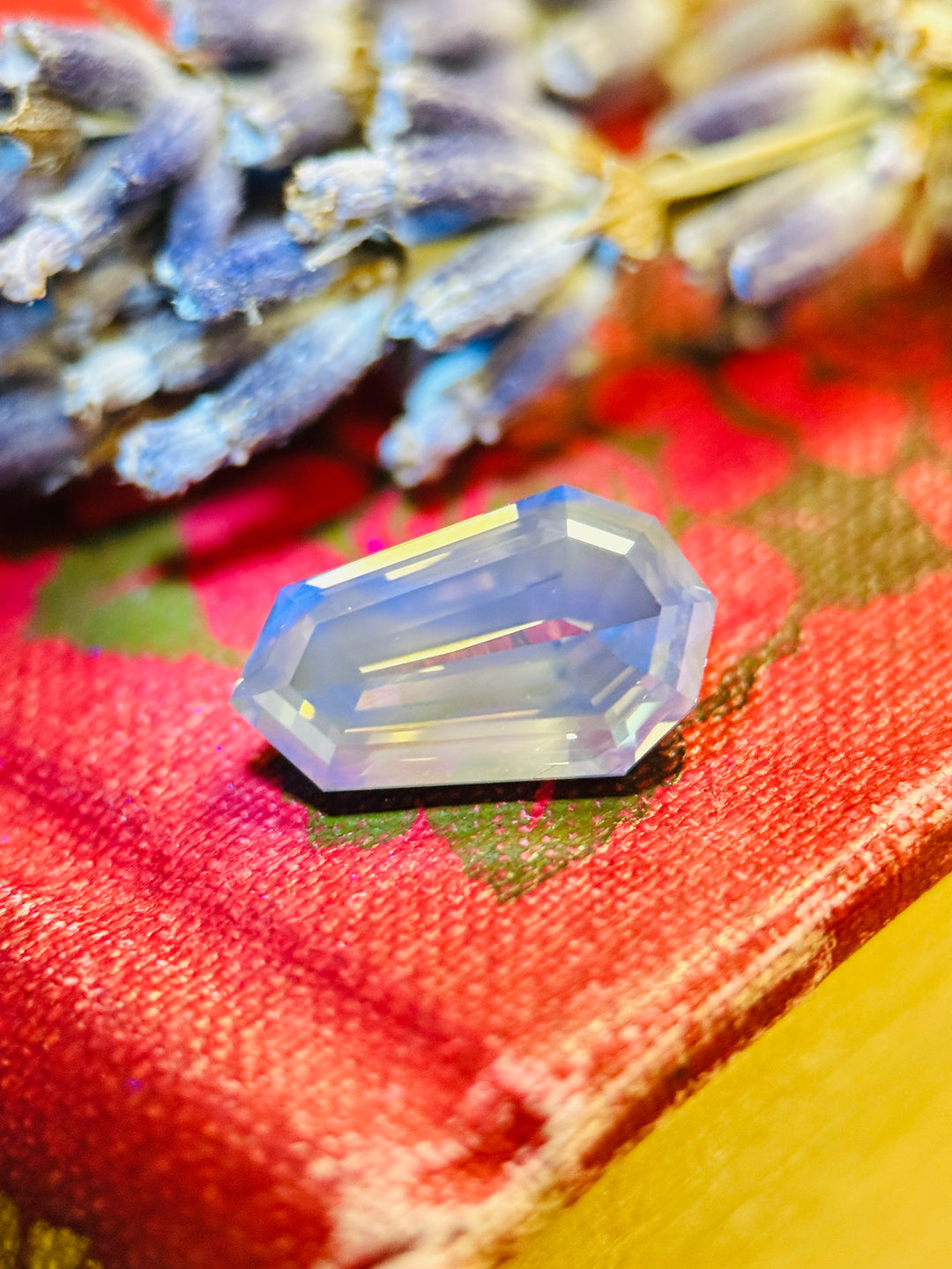 3.00CT Diamond: Fancy Green Gray Shield Step Cut
