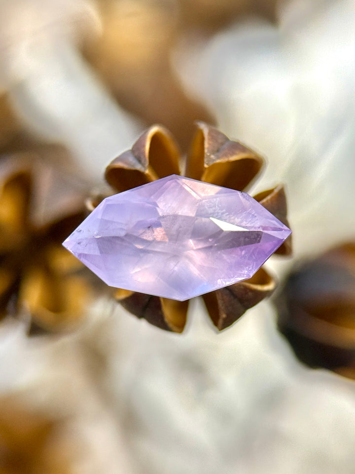3.38CT Sapphire: Opalescent Purple Precision Custom Marquise Cut