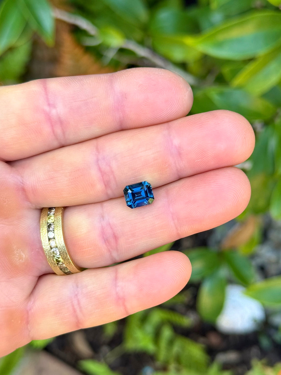 3.52CT Sapphire: Vivid Blue Precision Emerald Cut