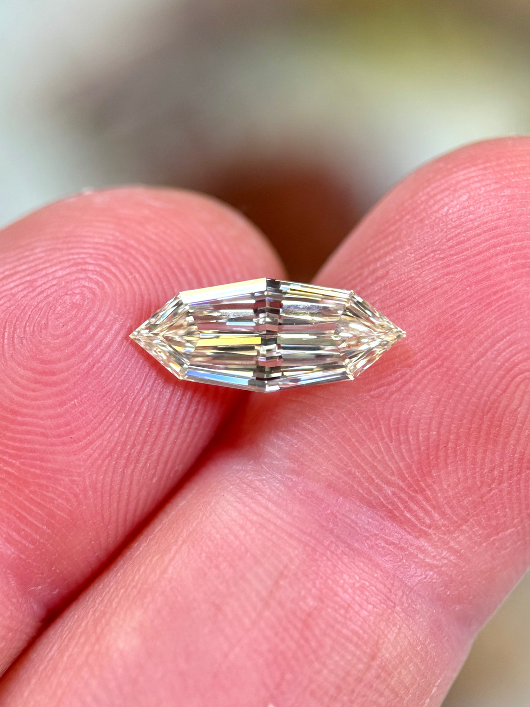 1.53CT Diamond: M Internally Flawless (IF) Antique Style Marquise Step Cut