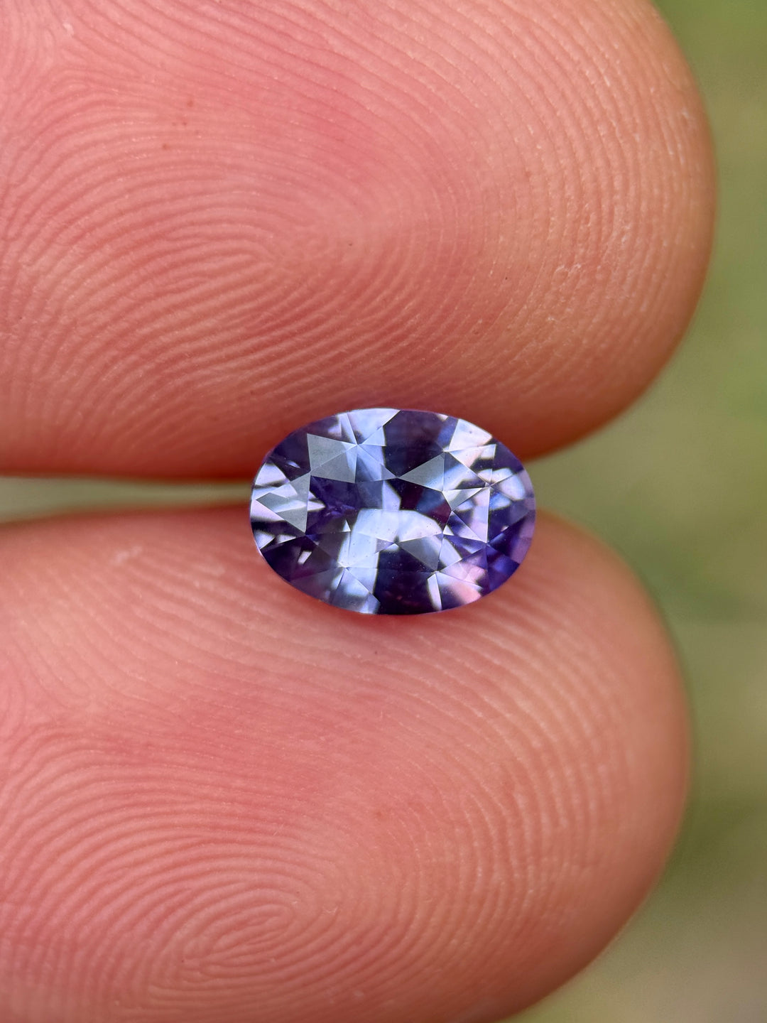 2.03CT Sapphire: Pink Violet Purple Precision Oval Mix Cut