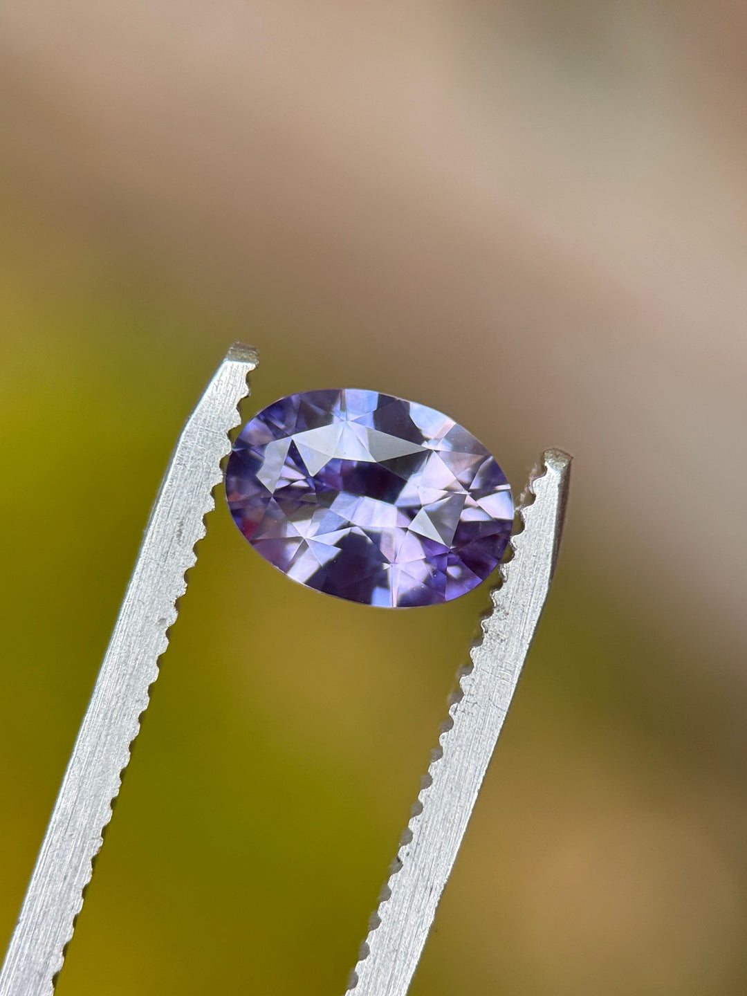 2.03CT Sapphire: Pink Violet Purple Precision Oval Mix Cut