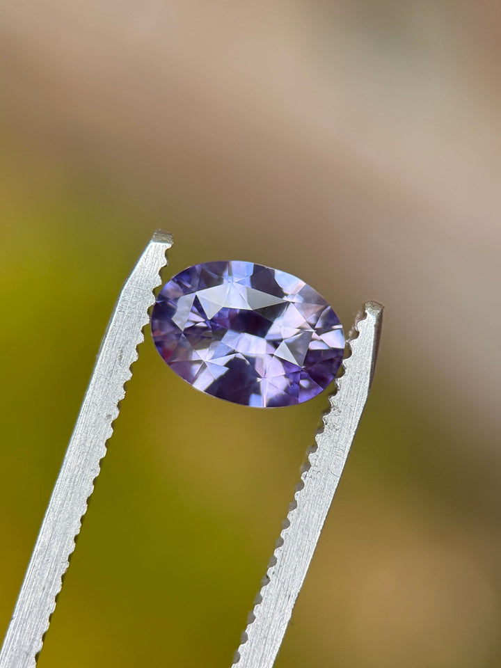 2.03CT Sapphire: Pink Violet Purple Precision Oval Mix Cut