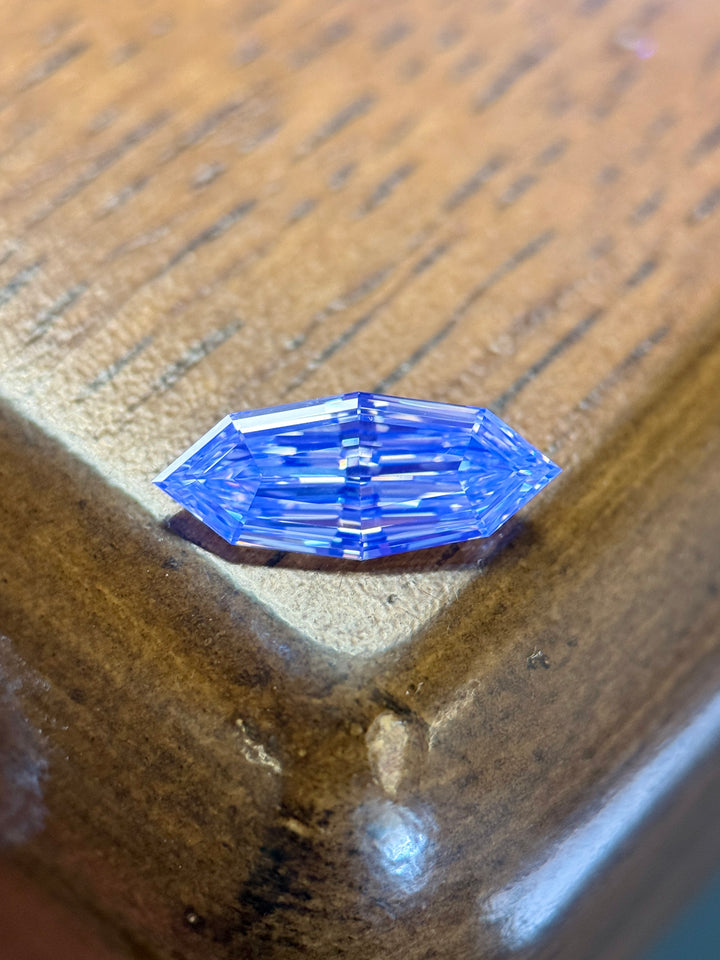1.53CT Diamond: M Internally Flawless (IF) Antique Style Marquise Step Cut