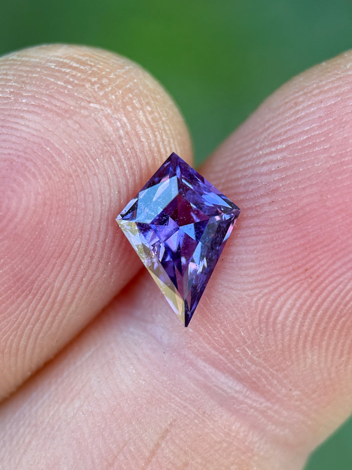 1.60CT Sapphire: Vivid Purple Precision Kite Mix Cut