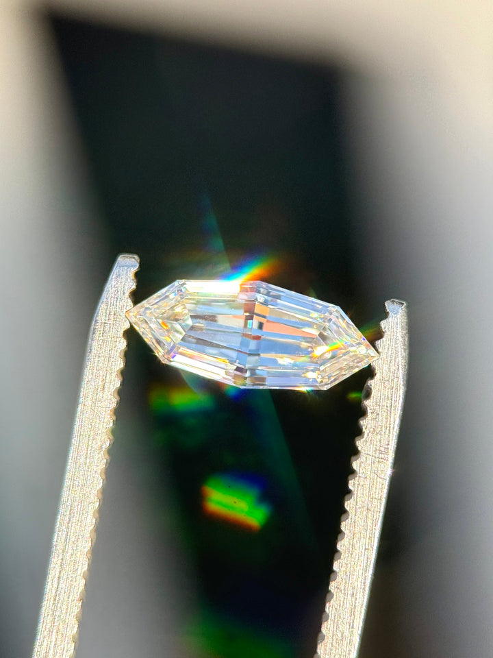 1.01CT Diamond: VS1 M Antique Style Marquise Step Cut