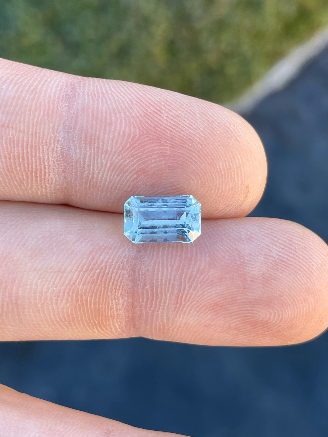 2.78-Carat Mint Blue Aquamarine Emerald Cut - Mount Antero Origin