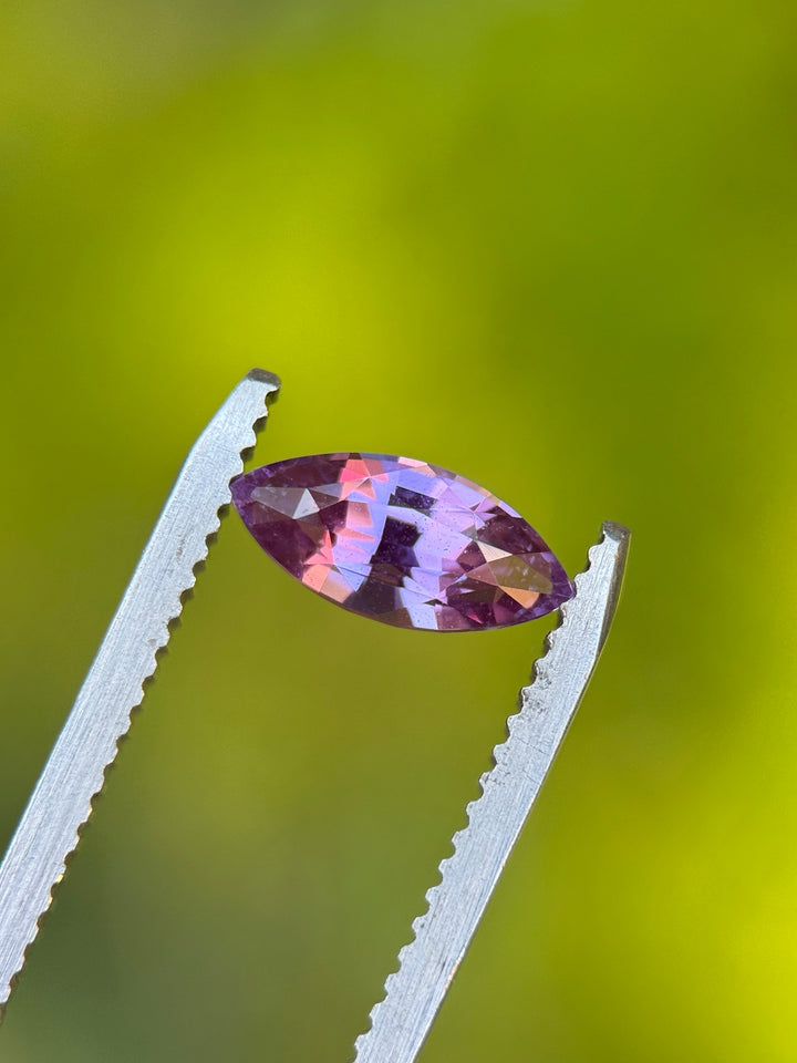 1.42CT Sapphire: Vibrant Grape Violet Purple Precision Marquise Mix Cut