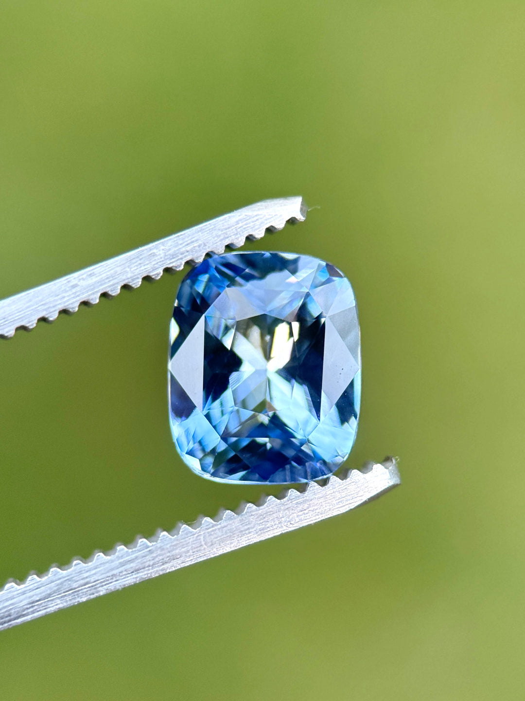 2.60CT Sapphire: Ceylon Cornflower Blue Precision Elongated Cushion Mixed Cut