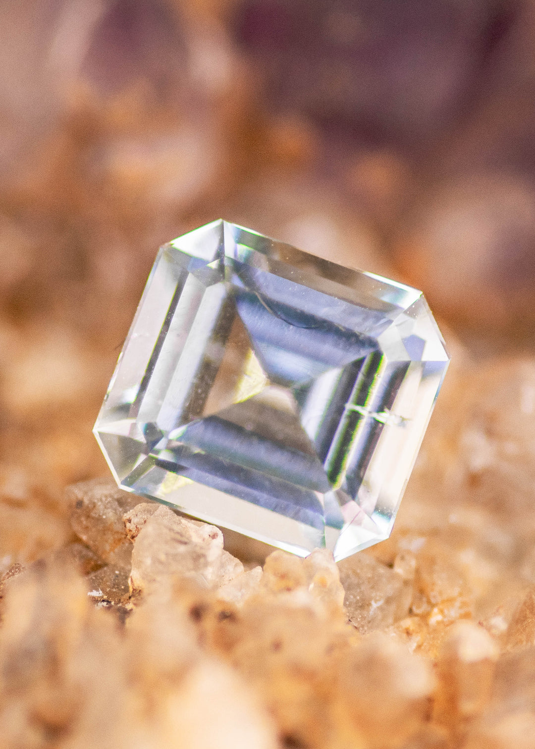 1.90CT Aquamarine: Blue Asscher Cut