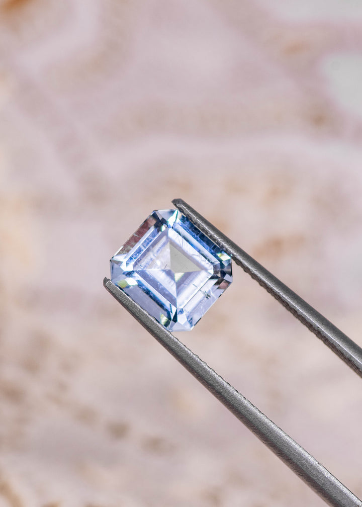 1.90CT Aquamarine: Blue Asscher Cut