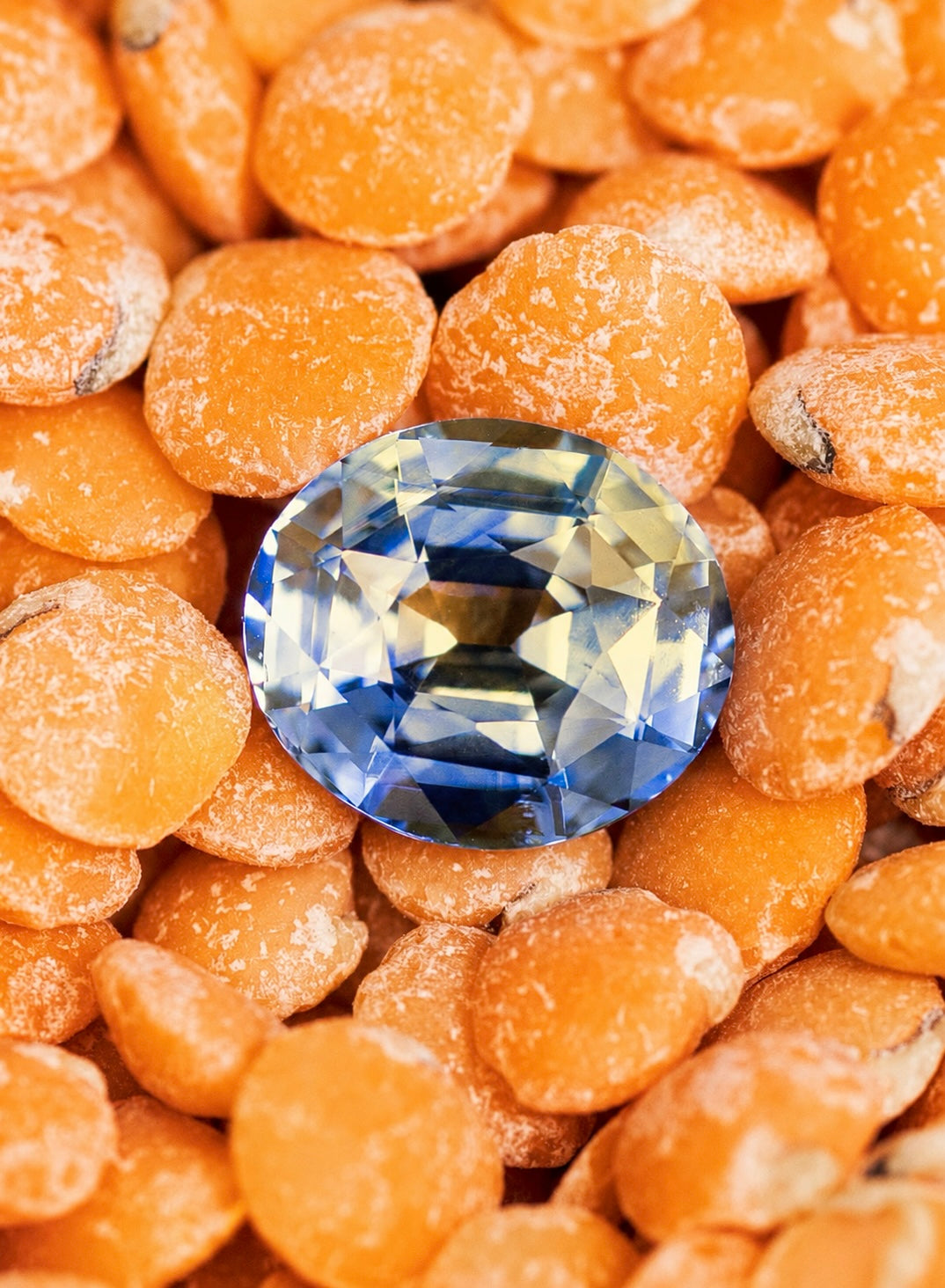 2.05CT Sapphire: Yellow Blue Parti Precision Oval Mixed Cut