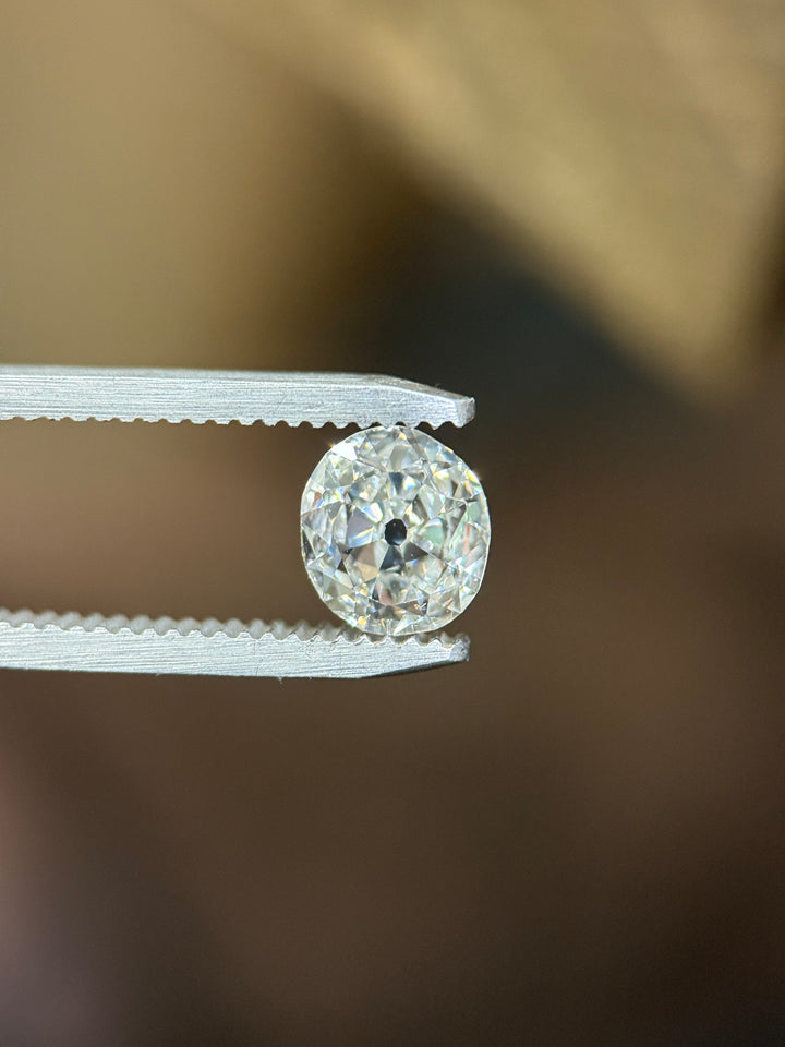 1.01 Diamond: G Color VS1 Genuine Antique Old European Cut
