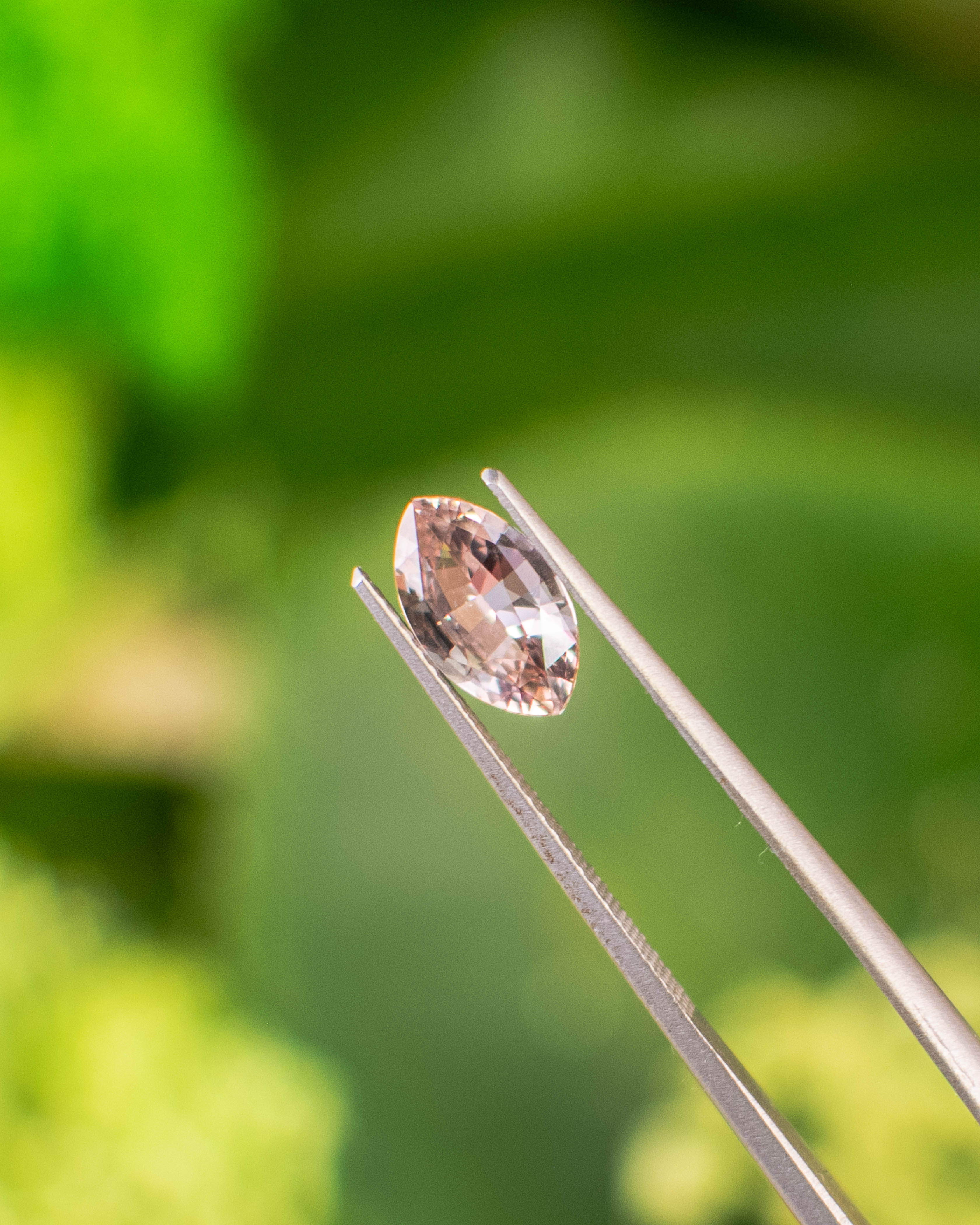 1.32CT Sapphire: Salmon Peach Pink Precision Marquise Mixed Cut