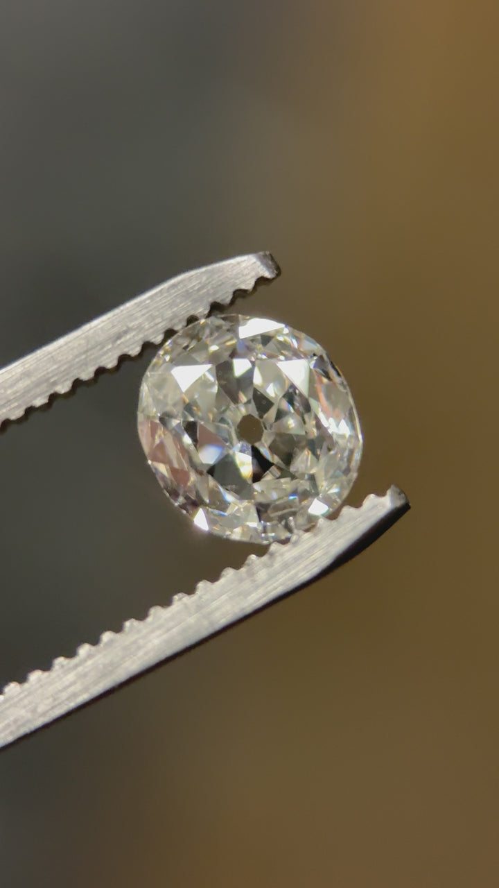 1.01 Diamond: G Color VS1 Genuine Antique Old European Cut