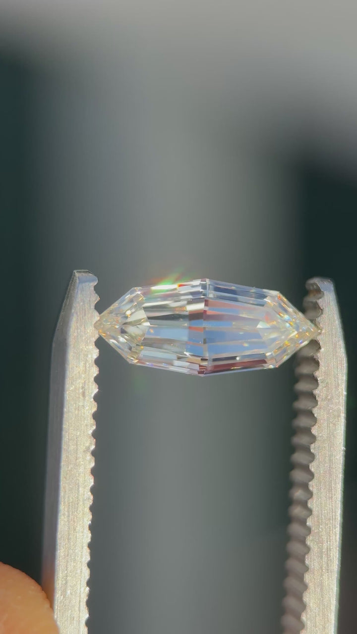 1.01CT Diamond: VS1 M Antique Style Marquise Step Cut