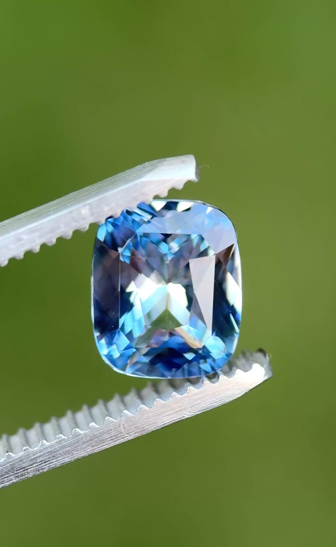 2.60CT Sapphire: Ceylon Cornflower Blue Precision Elongated Cushion Mixed Cut