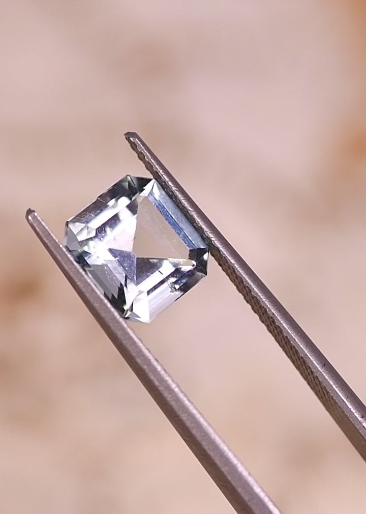 1.90CT Aquamarine: Blue Asscher Cut