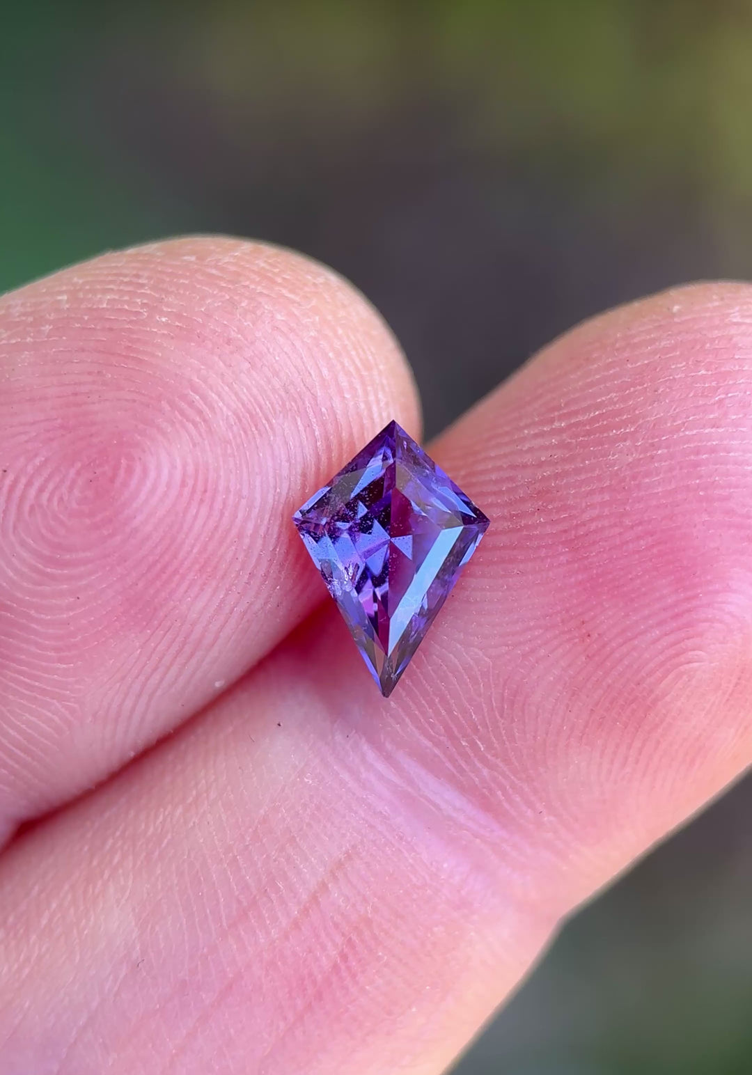 1.60CT Sapphire: Vivid Purple Precision Kite Mix Cut
