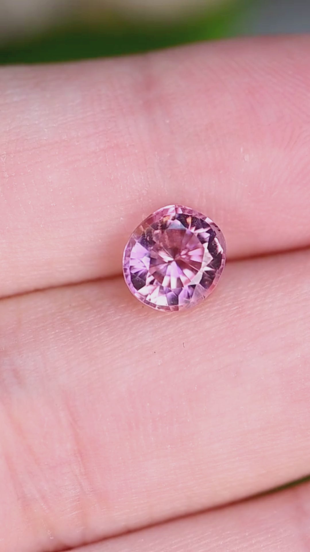 Congolese pink tourmaline comes  alive as its antique-inspired radiant round cut reveals rich rosy pink brilliance and elegant flashes of light. A one-of-a-kind gemstone ideal for custom engagement rings and fine jewelry.