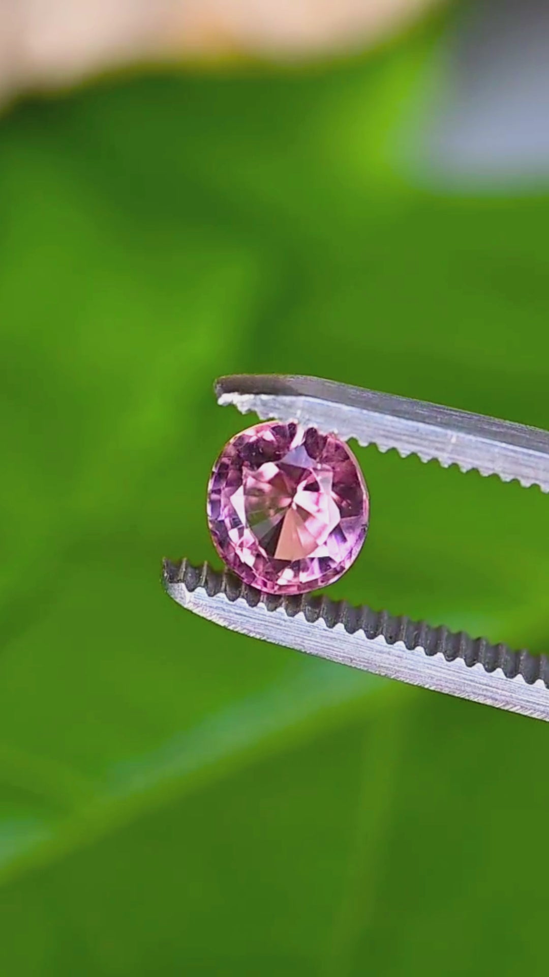 Watch this untreated Congolese pink tourmaline come alive as its antique-inspired radiant round cut reveals rich rosy pink brilliance and elegant flashes of light. A one-of-a-kind gemstone ideal for custom engagement rings and fine jewelry.