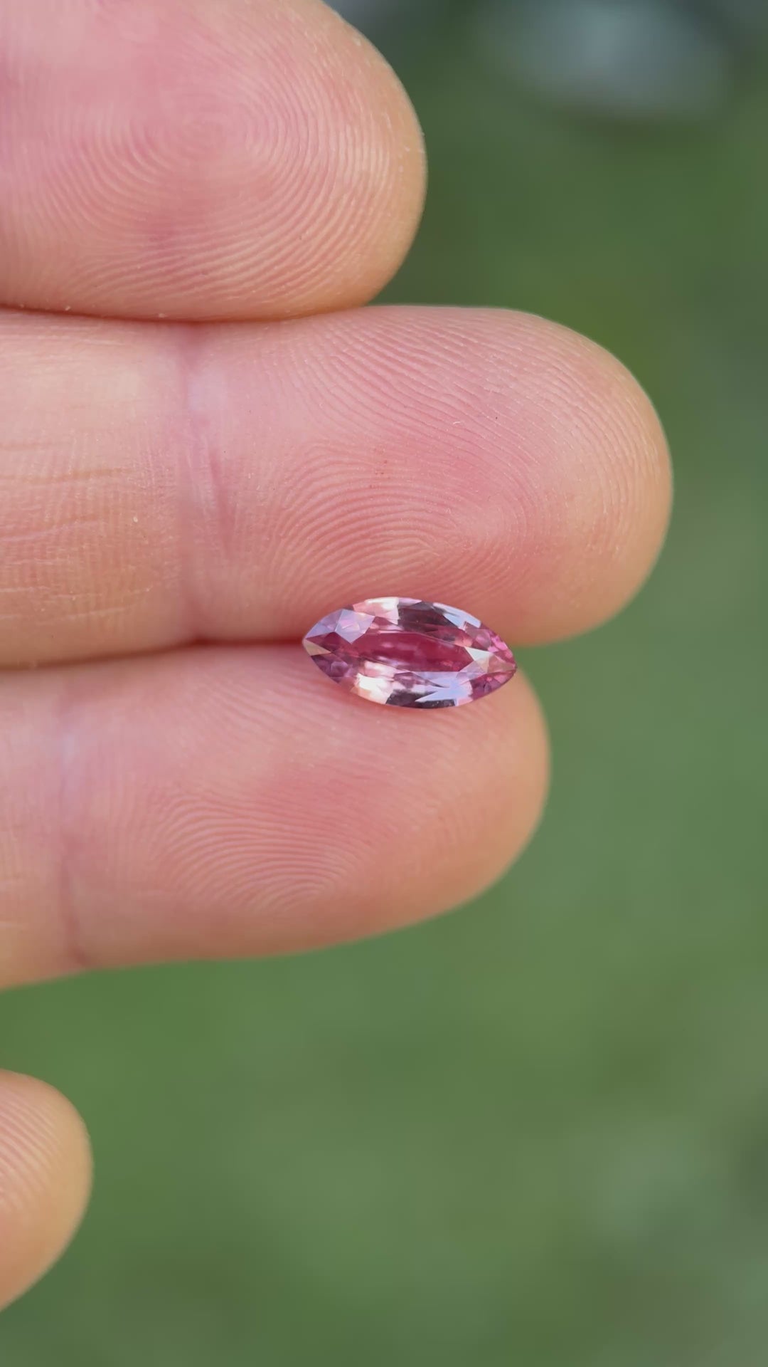 2.00CT Sapphire: Vibrant Sunset Orange Pink Padparadscha Marquise Mixed Cut