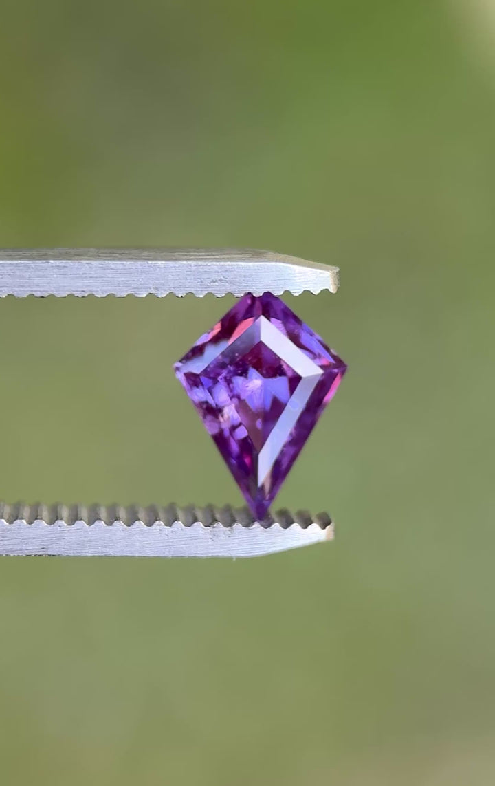 1.60CT Sapphire: Vivid Purple Precision Kite Mix Cut
