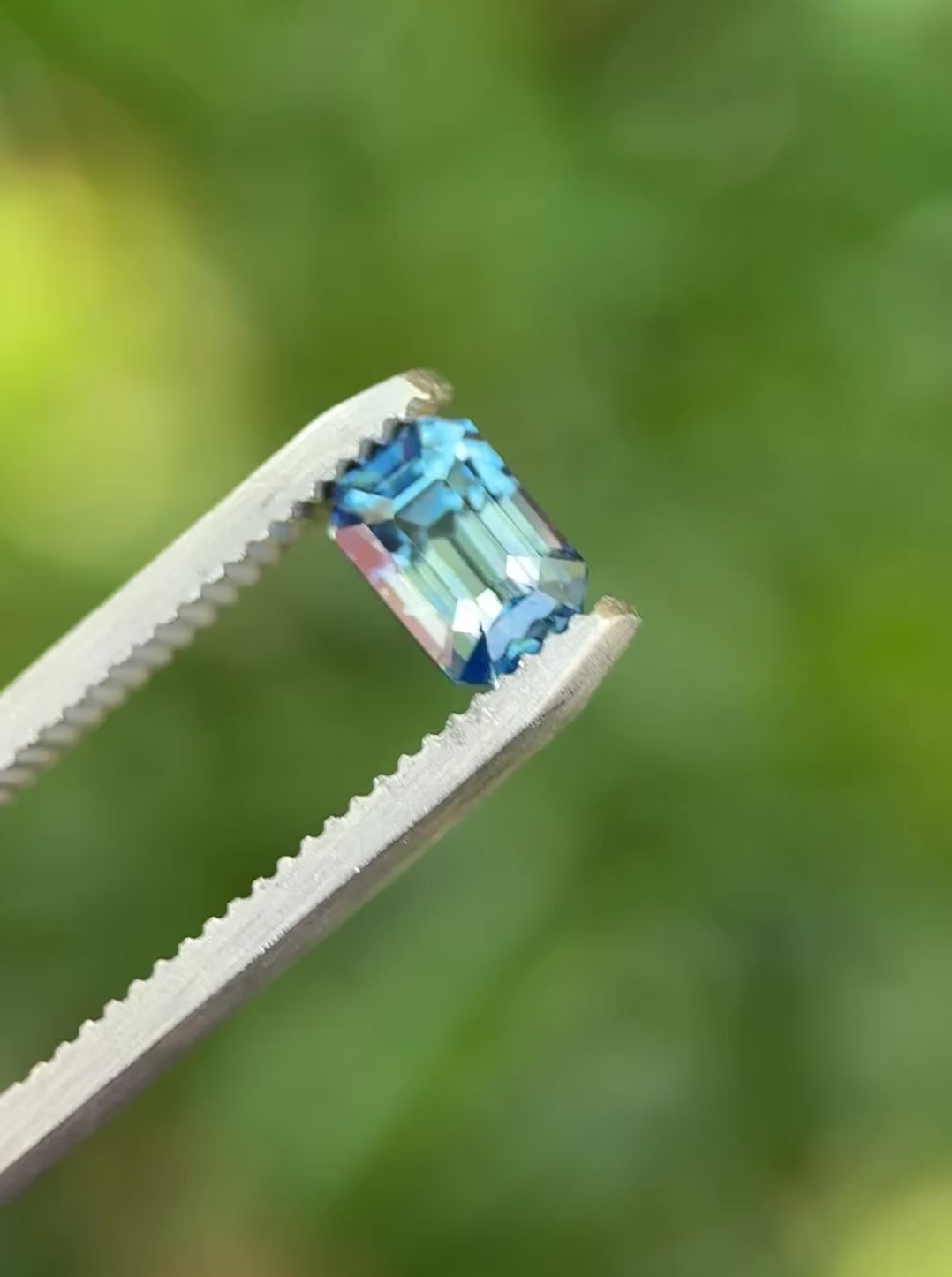1.69CT Sapphire: Vibrant Sky Blue Precision Emerald Cut